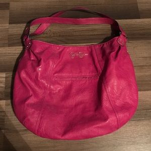 Hot pink Jessica Simpson purse - EUC